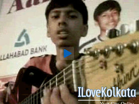 Fourteen-year-old boy breaks guitar playing record